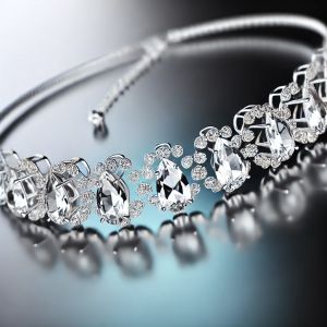Crystal Silver Jewelry,