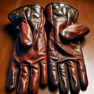 Leather gloves