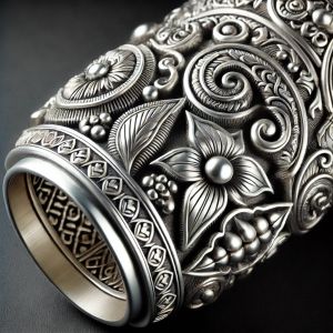 Silver Stamping-Tube Jewellery